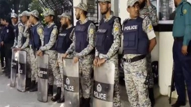 World News | Security Heightens in Bangladesh Ahead of Verdict in Case Against Sheikh Hasina