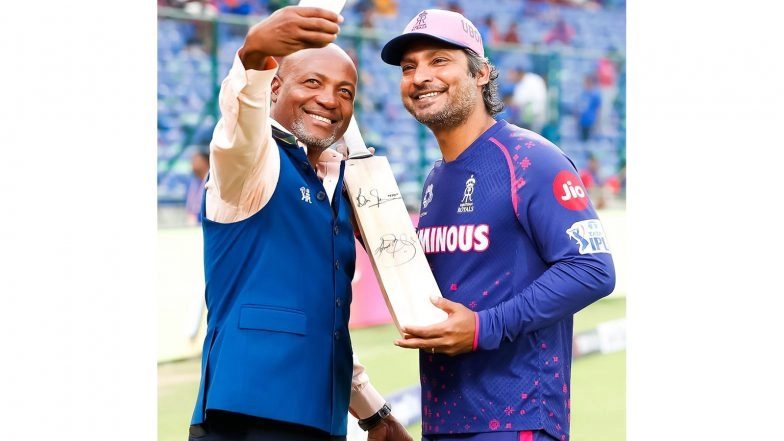 Sports News | IPL 2026: Rajasthan Royals Confirm Kumar Sangakkara as New Head Coach, Vikram Rathour Elevated to Assistant Coach