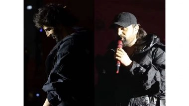 Entertainment News | Kartik Aaryan Surprises Fans at Himesh Reshammiya's Mumbai Concert; Singer Treats to Special 'Tu Meri Main Tera Main Tera Tu Meri' Song