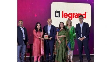 Business News | Group Legrand India Recognized Among India's Top 100 Best Workplaces for Women 2025