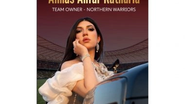 Business News | Northern Warriors Prepare for Battle: Almas Anfar Kathuria Leads the Charge in Abu Dhabi T10 League