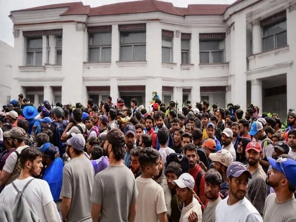 Sports News | Haryana: Over 500 Players Turn Up for Dream League of India's Trials in Ganaur