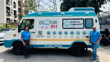 Business News | Quantum CorpHealth (Quantum) Sets Sights on 300 ALS Ambulances to Transform India's Emergency Healthcare, Through Doctor911