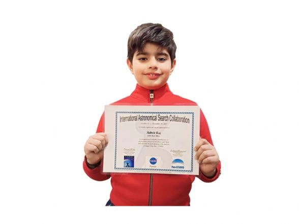 Business News | Eight-Year-Old Delhi Boy Discovers Asteroid Via NASA-Affiliated Search Campaign