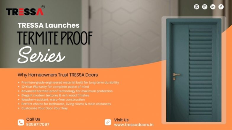 Business News | Tressa Doors Launches Its Latest Range of Premium Engineered Doors to Match the Modern Interiors