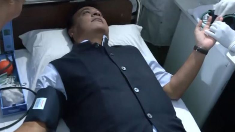 India News | Guwahati: Assam CM Sarma Donates Blood on Occasion of 53rd Birthday of Late Singer Zubeen Garg
