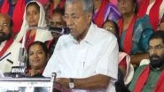India News | Kerala CM Urges Voters to Ensure Continuity of LDF Governance in Thiruvananthapuram Corporation