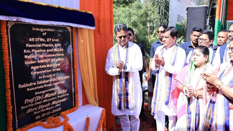 India News | Conserving Rainwater Essential to Making Environment-friendly Agartala: Tripura CM Saha