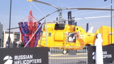 World News | Russian Helicopters Unveils Upgraded Ka-32A11M Firefighting Helicopter at Dubai Airshow 2025