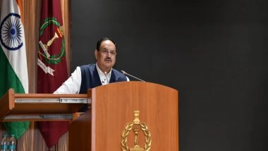 India News | Union Minister JP Nadda Visits National Defence College, Hails Its 'one of Kind', International Program