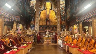 World News | Exposition of Holy Relics of Lord Buddha in Bhutan Extended by a Week Following Public Demand