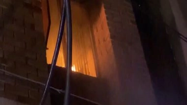 India News | Uttar Pradesh: Fire Erupts at Kanpur Hotel, No Casualties Reported