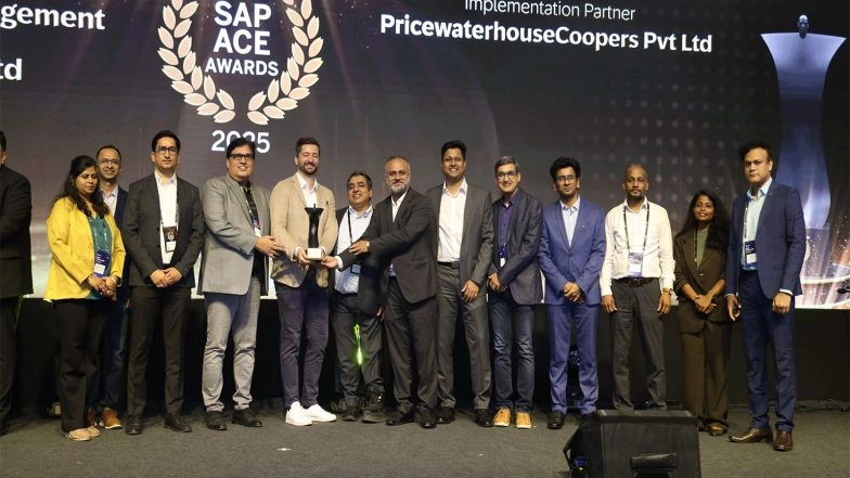 Business News | Nuvoco Wins Prestigious SAP ACE Award for Excellence in Customer Experience Management