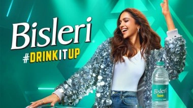 Business News | Bisleri Drops #DrinkItUp 2.0 Campaign with Deepika Padukone, Redefining Hydration for the New Generation