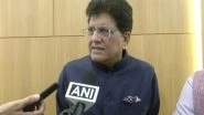 Business News | Piyush Goyal to Visit Israel from Nov 20-22 for High-level Talks on Trade, Technology, Investment