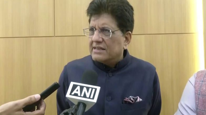 Business News | Piyush Goyal to Visit Israel from Nov 20-22 for High-level Talks on Trade, Technology, Investment