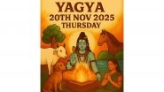 Business News | Maha Yagya for Peace, Compassion & Protection of All Living Beings