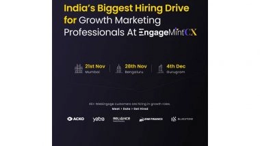 Business News | WebEngage Partners with Metamorph to Host India's Biggest Hiring Drive for Growth Marketing Professionals