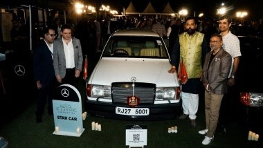 Business News | Rustomjee Group Partners with Mercedes-Benz India for a Celebration of Heritage and Craftsmanship at the Mercedes-Benz Classic Car Rally 2025