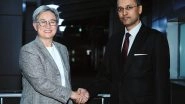 World News | Australian FM Wong Arrives in India for 16th India-Australia Foreign Ministers' Framework Dialogue