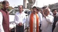 India News | MP Minister Vijayvargiya Inspects Ongoing Metro Work in Indore