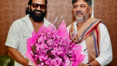 Entertainment News | Karnataka Dy CM DK Shivakumar Meets Rishab Shetty