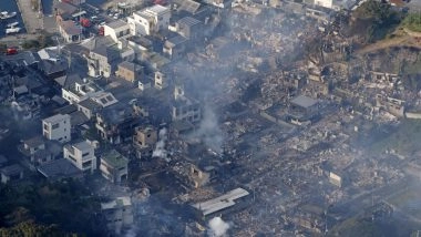 World News | Japan: One Dead, over 170 Buildings Damaged in Massive Fire in Oita