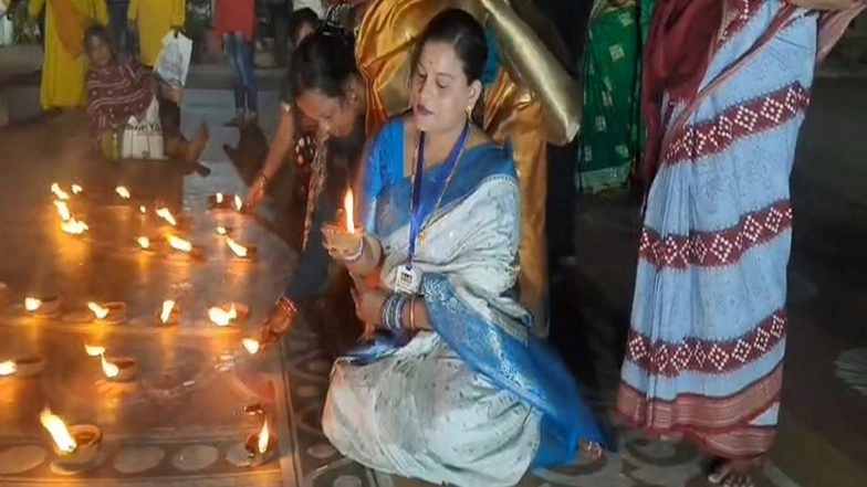 India News | Three-day Dev Deepawali Begins at Jagannath Temple; Sambit Patra, Odisha Minister Attend Sacred Rituals
