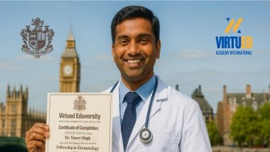 Business News | Virtued Eduversity London Launches Online Fellowships in 16 Specialties After MBBS for NEET-PG Aspirants