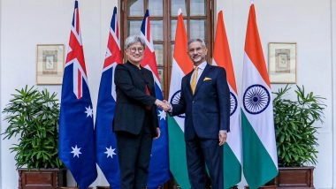 World News | EAM Jaishankar Welcomes Australian Foreign Minister Penny Wong