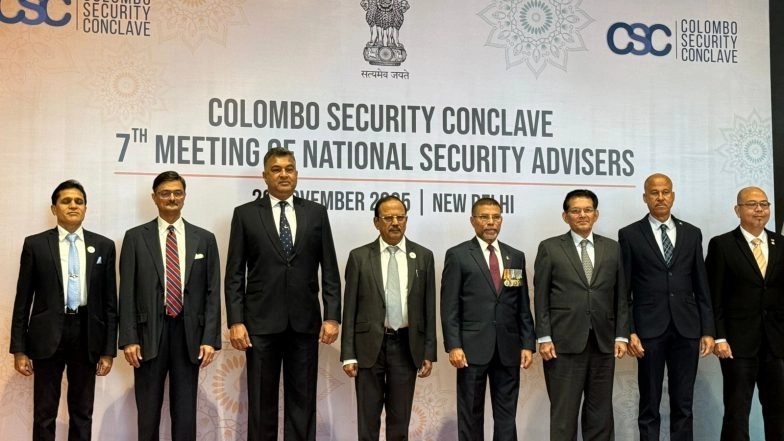 World News | India Hosts 7th CSC NSA Meeting, Strengthens Regional Security Ties