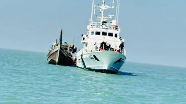 India News | ICG Apprehends Bangladeshi Boat for Illegal Fishing in Indian Waters