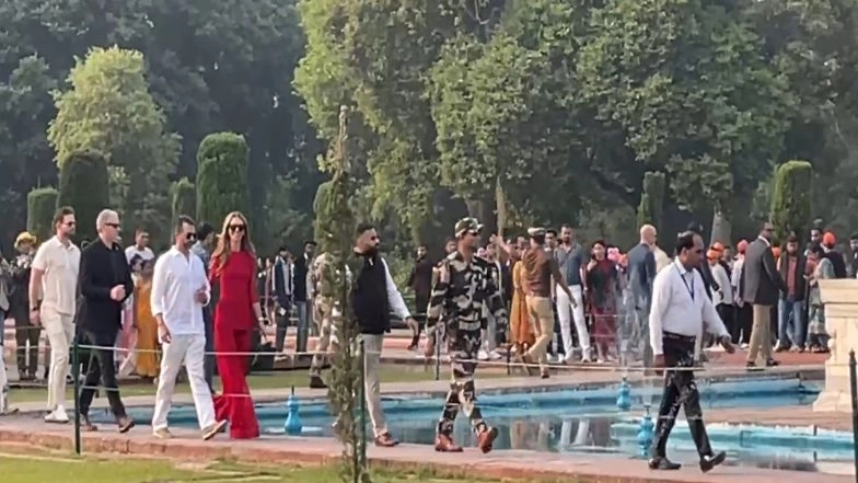 World News | US President Donald Trump's Son Visits the Iconic Taj Mahal