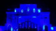 India News | Assam Police Headquarters Lit in Blue to Mark World Children's Day