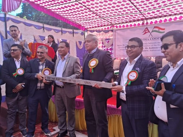 World News | India Hands over a 70-meter Modular Bridge and Launching Tools to Nepal in Hetauda, Bolstering Post-disaster Connectivity