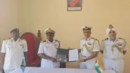 World News | Indian, Tanzania Navy Officials Discuss Bilateral Maritime Engagements