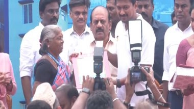 India News | Tamil Nadu Deputy CM Udhayanidhi Stalin Inaugurates 584 Housing Units in Chennai