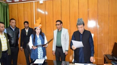 India News | J-K: BJP's Devyani Rana Takes Oath as Nagrota MLA
