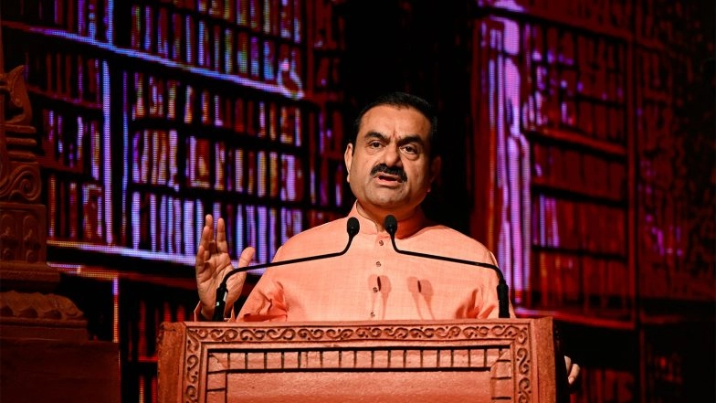 Business News | Gautam Adani Announces Rs 100 Cr Contribution to Indology Mission