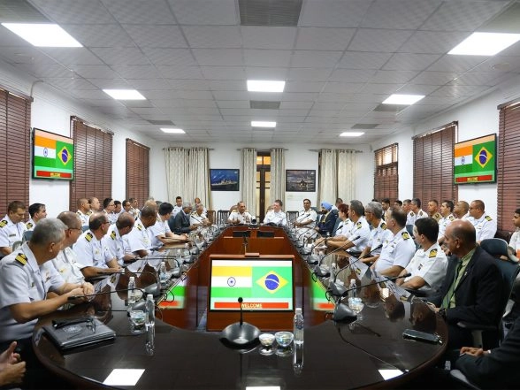 World News | Brazilian Delegation Visits Naval Headquarters, Holds Discussions on Enhancing Bilateral Training Cooperation
