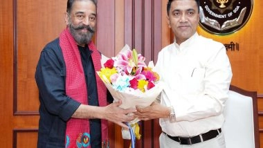 Entertainment News | IFFI 2025: Kamal Haasan Meets with Goa CM Pramod Sawant