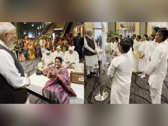 World News | 'Cultural Connect is Timeless': PM Modi Witnesses Moving Performances by Diaspora in South Africa