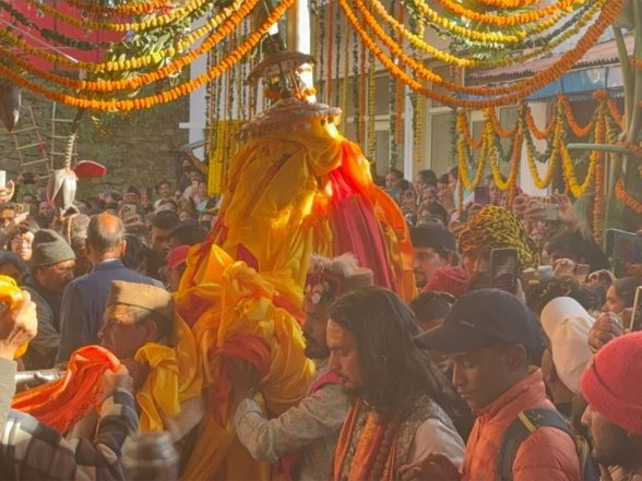 India News | Uttarakhand: Lord Madmaheshwar's Idol Installed at Winter Seat in Omkareshwar Temple