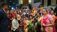 World News | Indian Diaspora in Johannesburg Give Cultural Welcome to Prime Minister Narendra Modi