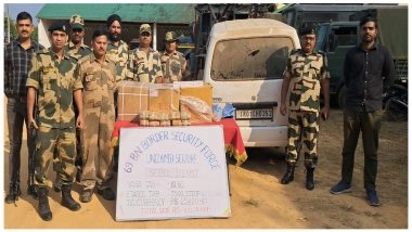 India News | BSF Seizes Yaba Tablets and Narcotic Drugs Worth Rs 9 Crore in Tripura