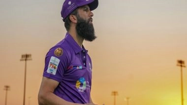 Sports News | Abu Dhabi T10: Moeen Ali's Late Assault Powers Ajman Titans to Six-wicket Win over Northern Warriors