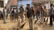 India News | Cleanliness Drive Launched in Ayodhya Ahead of Shri Ram Janmabhoomi Temple Flag Hoisting Ceremony