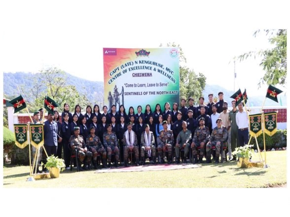 India News | DG Assam Rifles Visits Capt N Kenguruse MVC Centre of Excellence & Wellness in Kohima
