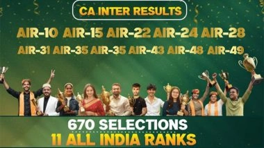 Business News | Vidhyoday Creates History In CA Results 2025