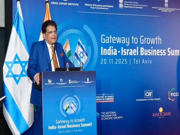 World News | Piyush Goyal Advances Strategic Cooperation with Israel Across Agriculture, Technology, Trade